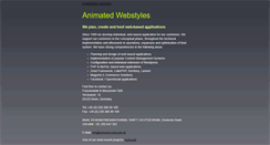 Desktop Screenshot of animated-webstyles.de