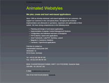 Tablet Screenshot of animated-webstyles.de